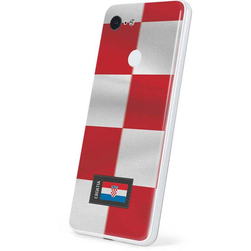Croatia Soccer Flag Google Pixel 3 Skin